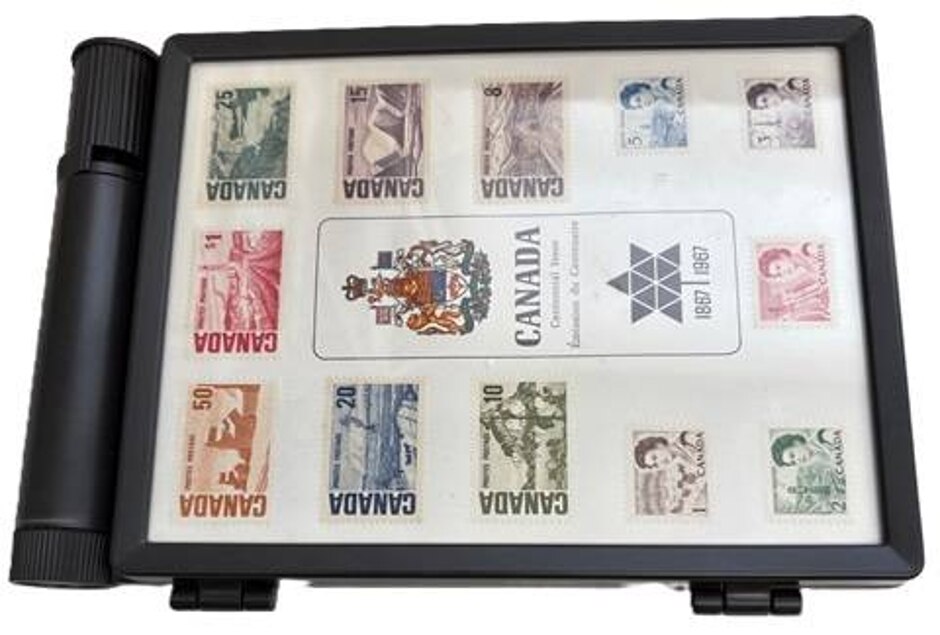 1967 Canada Centennial Commemorative Stamp Box
