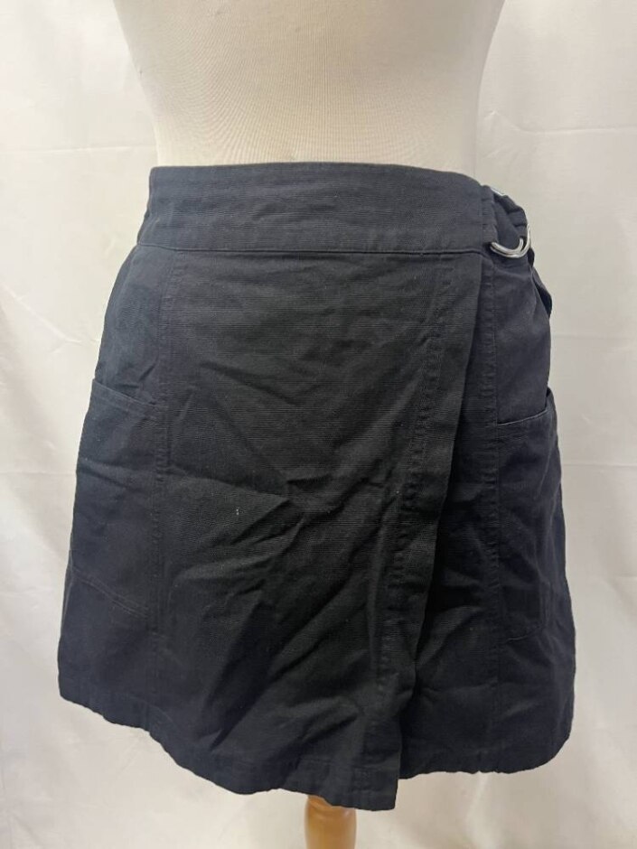 Puma Cotton Mini Tennis Skirt Black Size: S