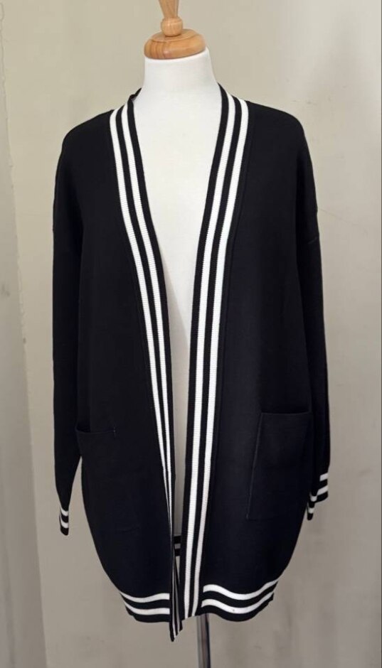 Dkny Women Knitwear Cardigan Black Size: M
