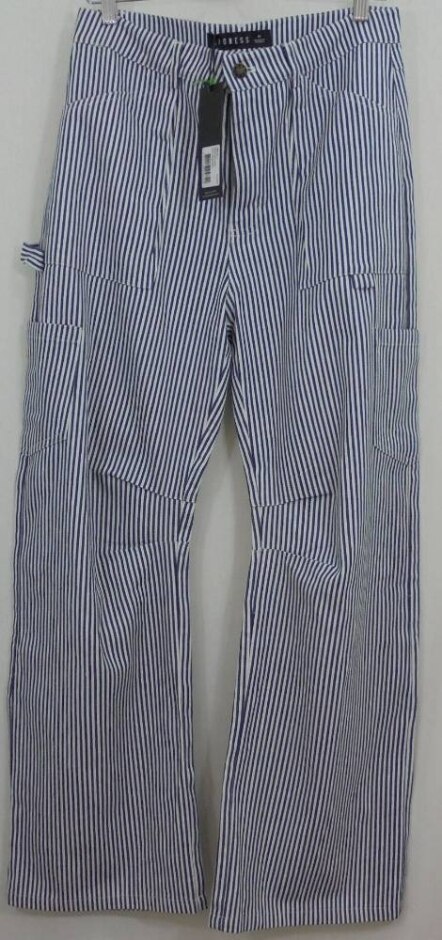 Lioness New Miami Vice Pinstripe Jeans Blue Size: M