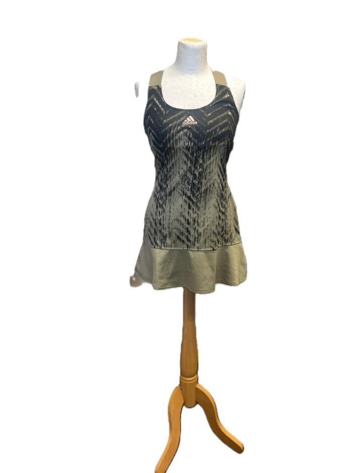 Adidas Tennis Dress, Matching Shorts Olive Green Size: Xs