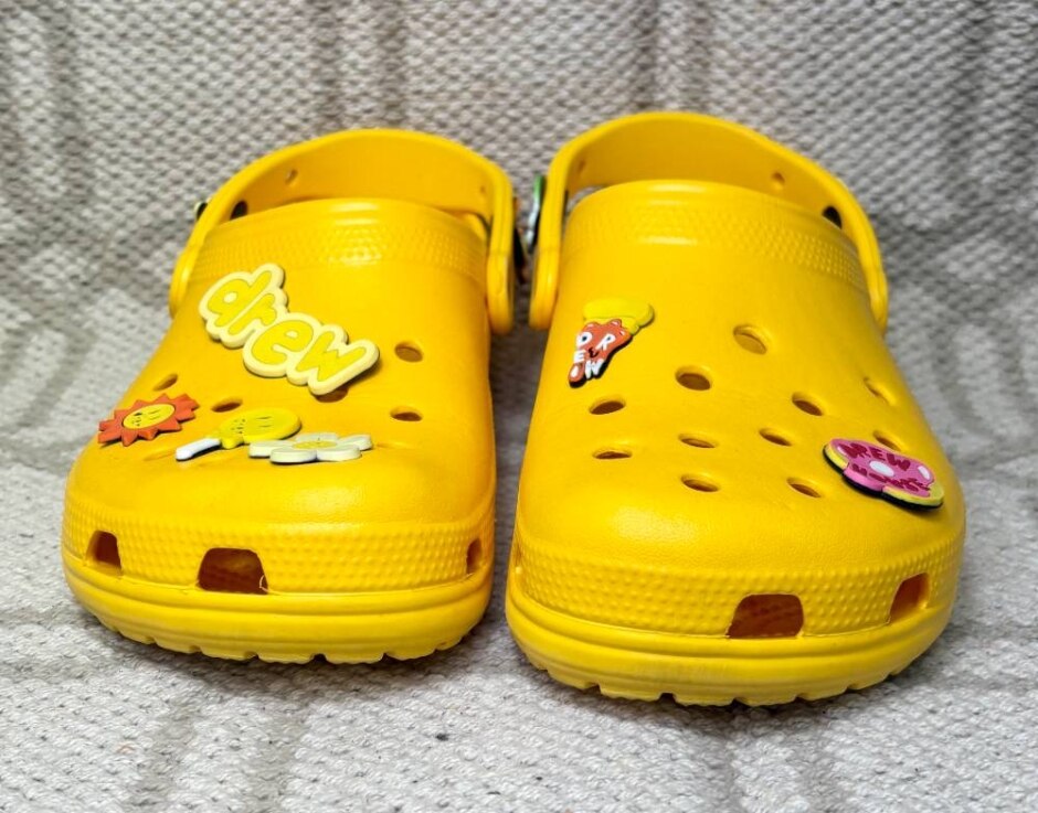 Crocs Classic Yellow Clog X Justin Bieber With Drew House Size Uk 9-10