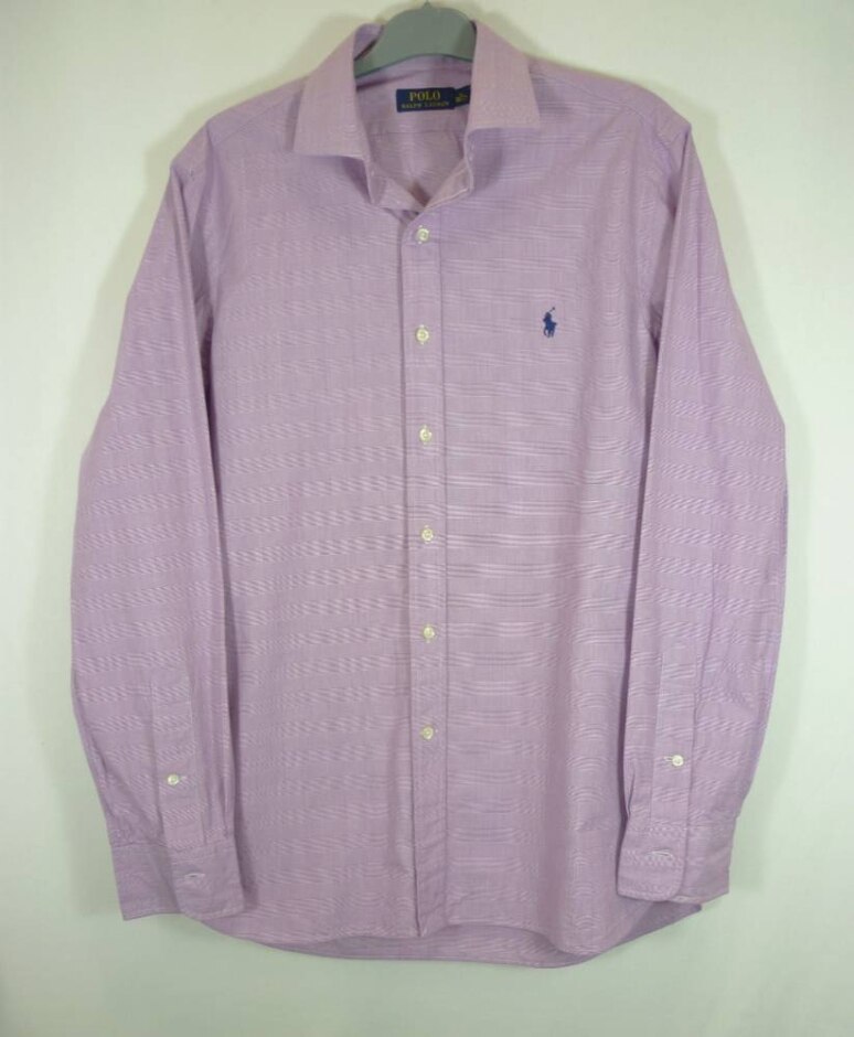 Polo Ralph Lauren Long Sleeve Shirt Orchid Pink Size: 16" Collar
