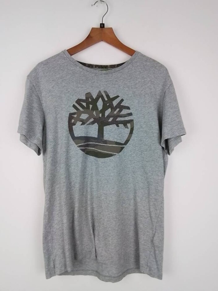Timberland T Shirt Grey Size: S