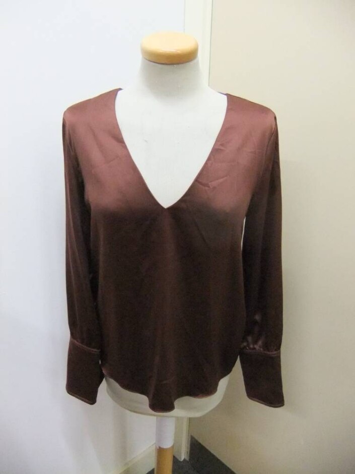 Zara Blouse Brown Size: 10