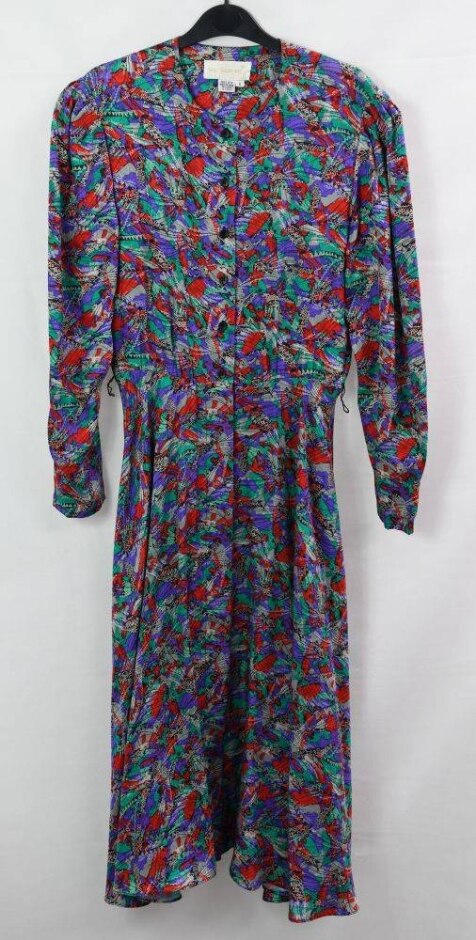 Four Seasons Long Sleeve Dress Purple Size: 6