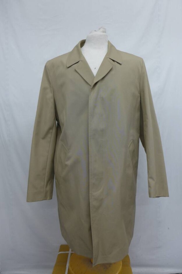 Dannimac  Vintage Cotton Overcoat Beige Brown Size: M