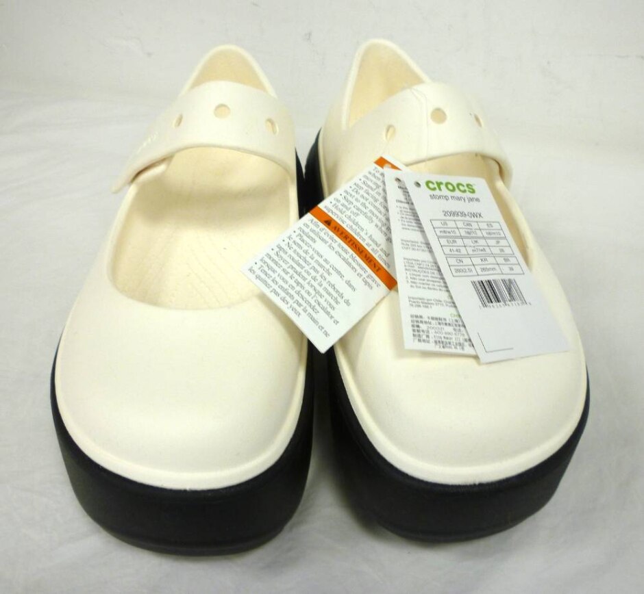 Cross Mary Jane White Shoes Uk Size M7/w8