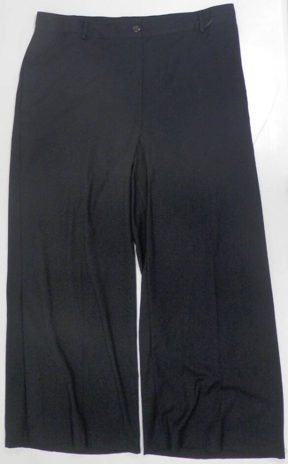M&s Collection Bnwot Wide High Rise Trousers Black Size: 20