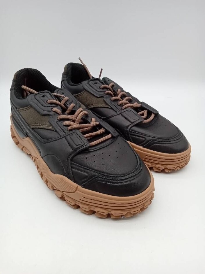 Ellesse Men's Shoes Size Eur 42 Uk 8 Black Brown Lsr 003 Trainers Rrp £133 Samples New