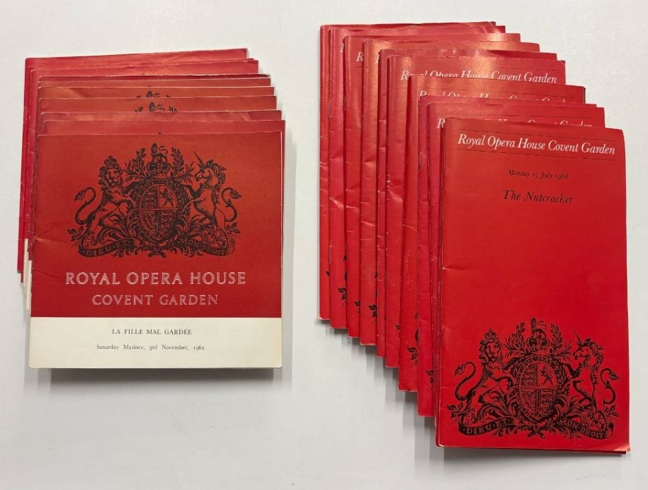 Twenty One Royal Opera House Ballet Programmes 1962 To  1976.