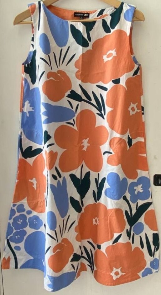 Marimekko @ Uniqlo A Line Tent Dress White/multi Size: Xs