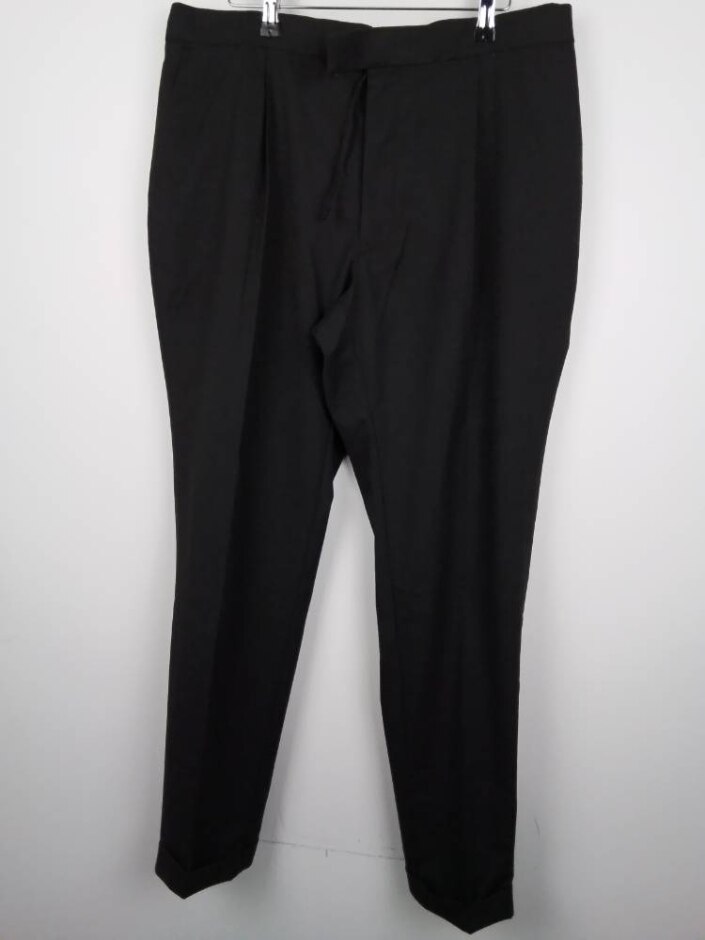 M&s Collection Tailored Trouser Dark Grey Size: 38
