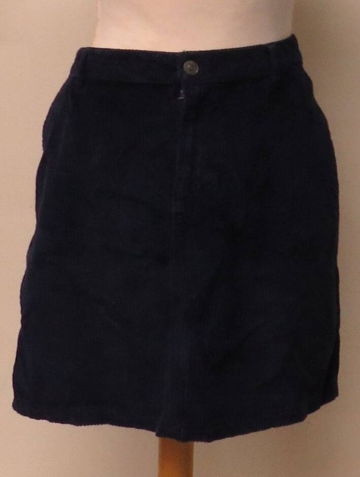Fat Face Mini Skirt Navy Size: 16