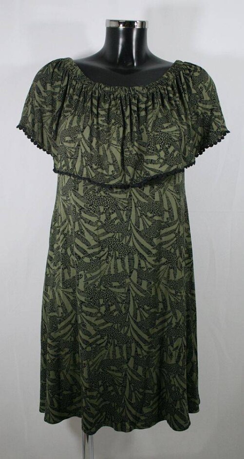 Bnwot M&s Jungle Print Dress Multi Size: 12