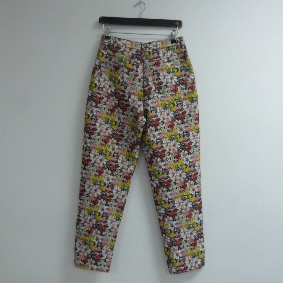 Asos Tapered Trousers Multi-coloured Size: 6