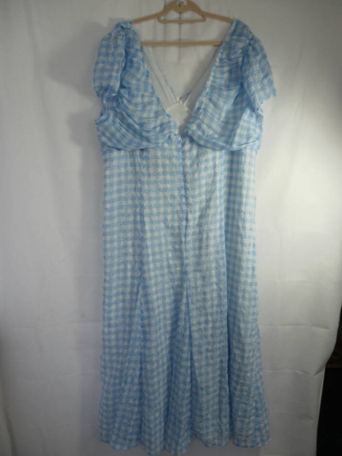 Asos Long Dress Blue Size: 26