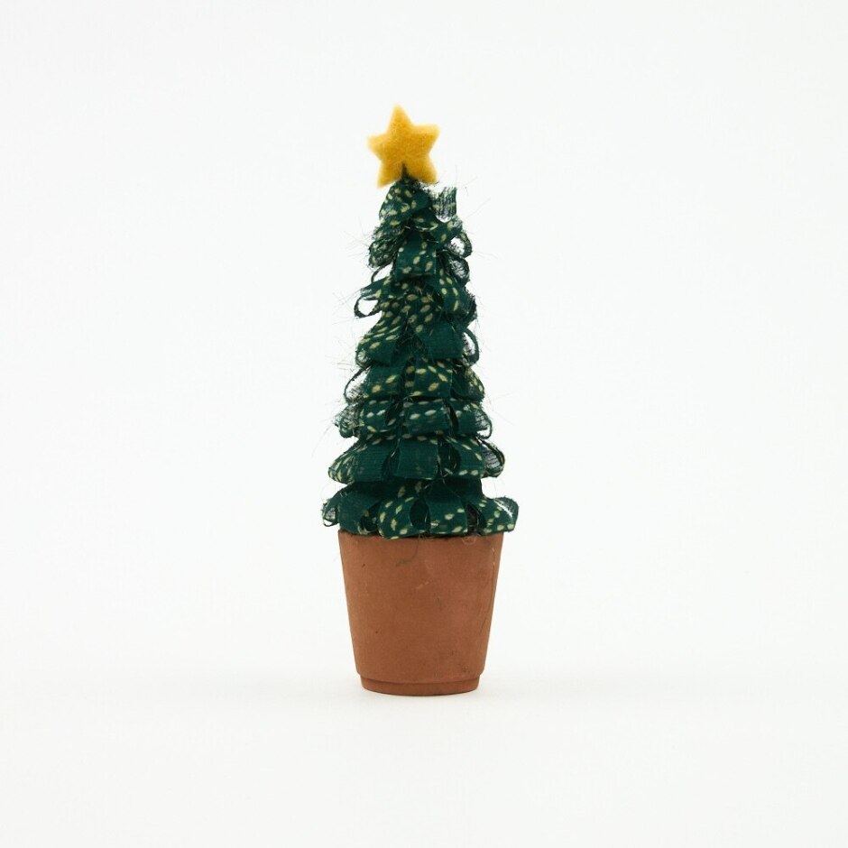 Potted Christmas Tree Decoration