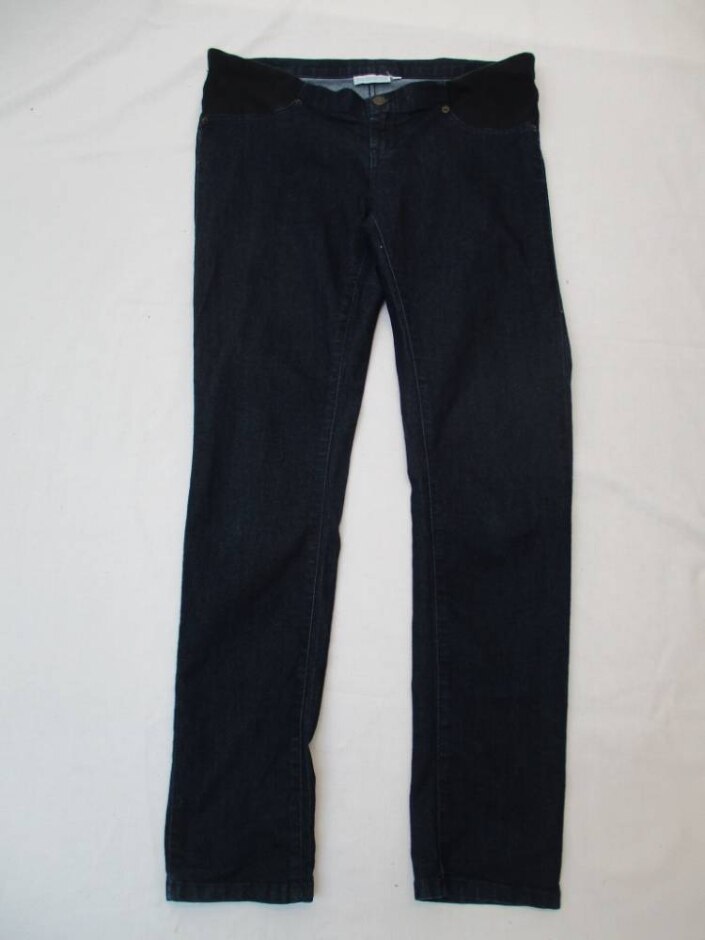 Jojo Maman Bebe Maternity Jeans Blue Size: M