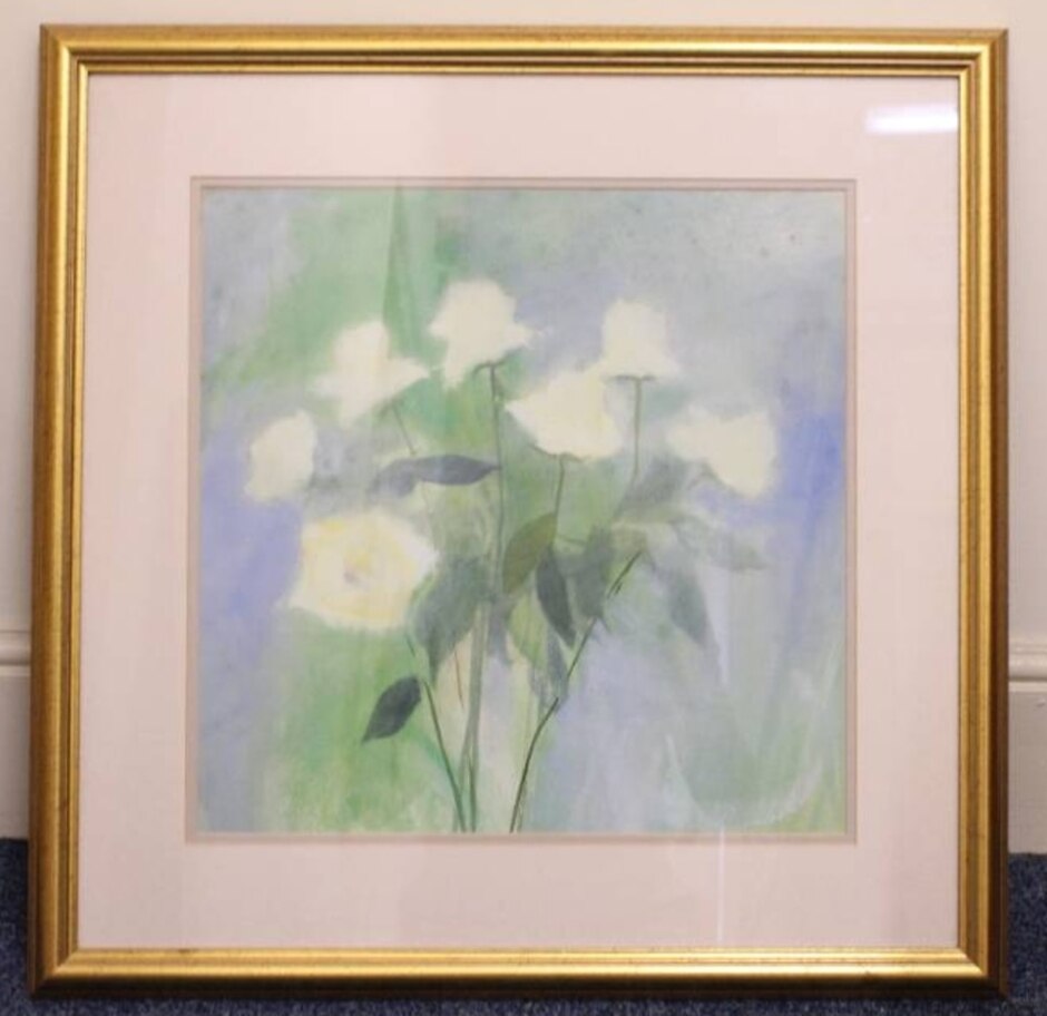 Framed Print Of Abstract Roses