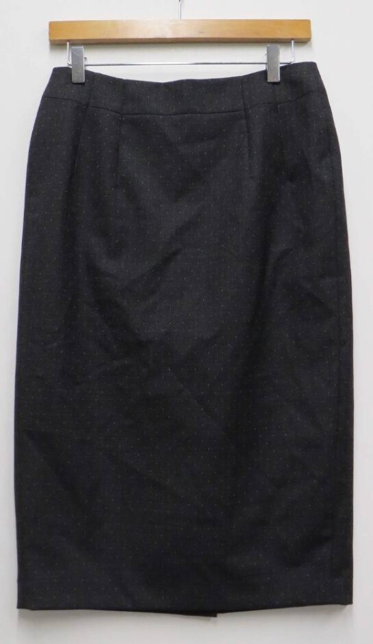 John Lewis Skirt With White Dots Black Size: 10