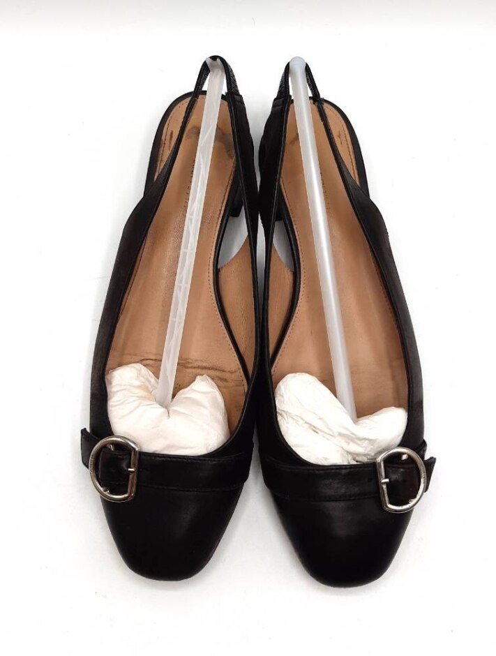 Whistles Fairfax Slingback Shoes Black Size 4