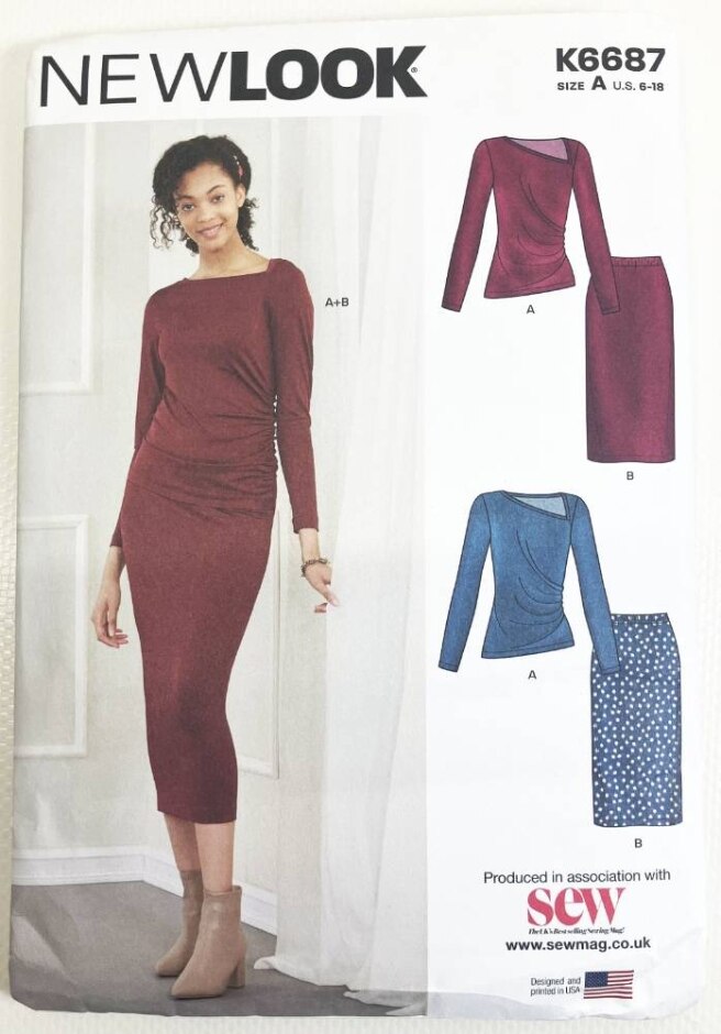 New Look Sewing Pattern K6687 Top & Skirt