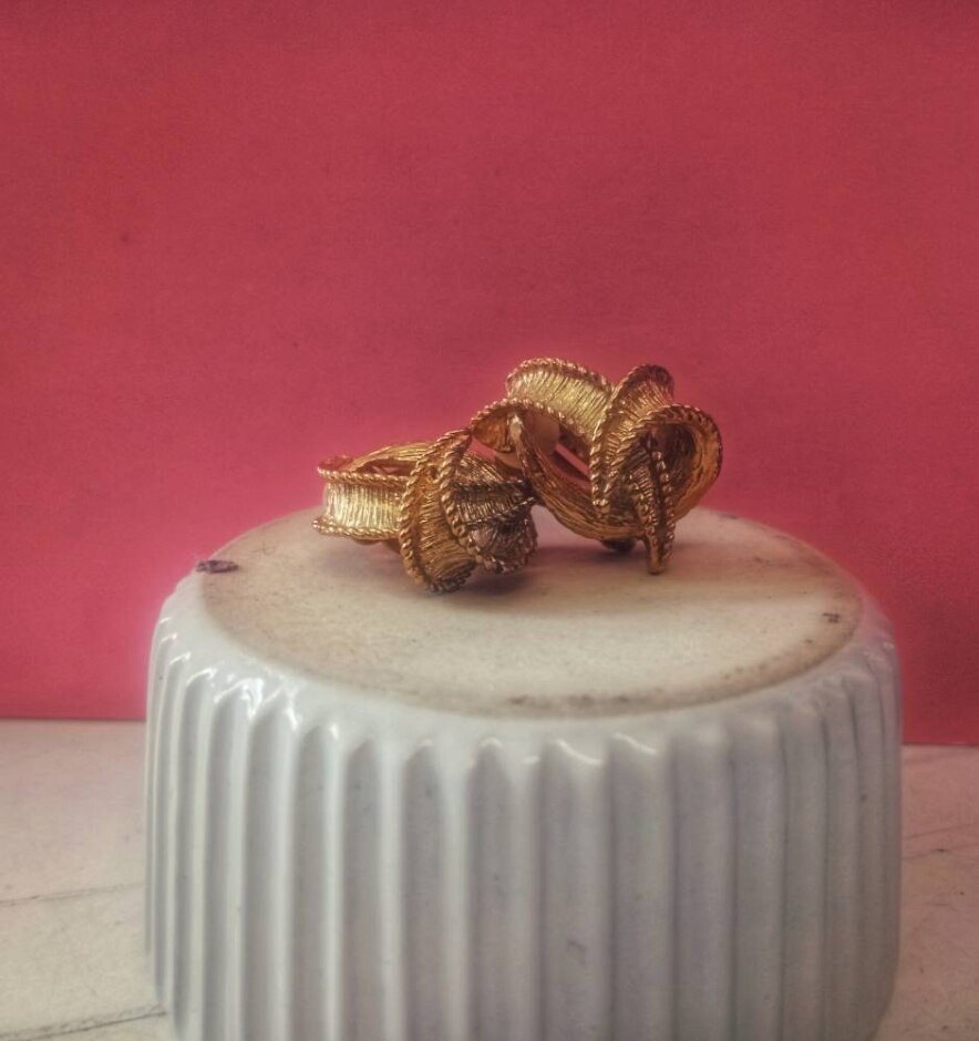 Vintage Exquisite Gold-plated Earrings