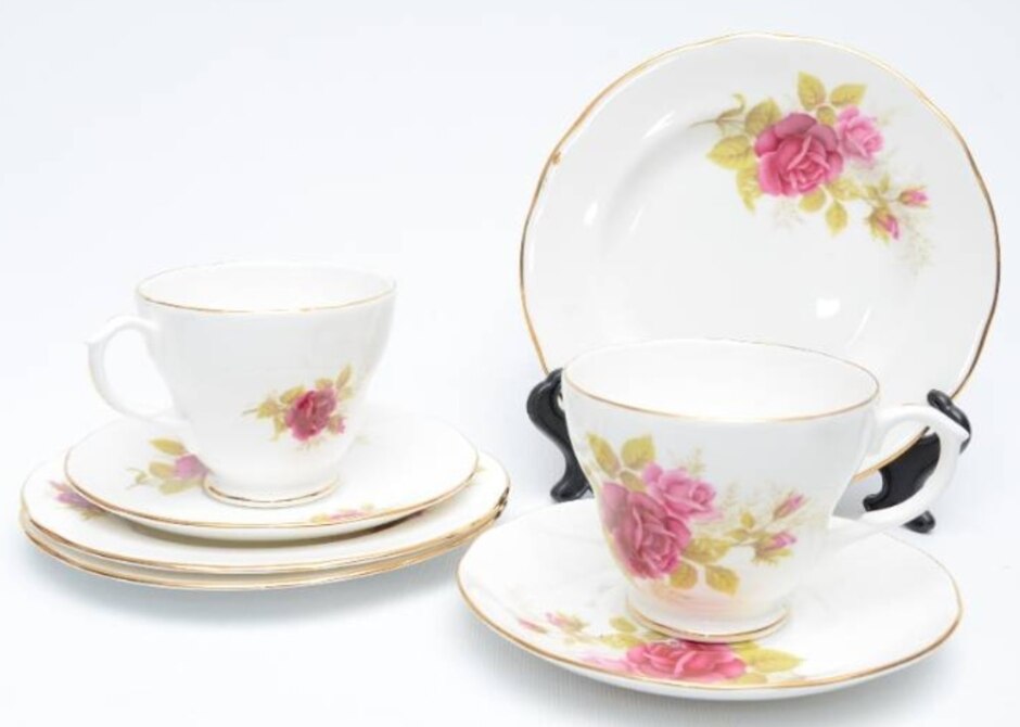 Vintage Duchess Bone China Tea For Two Set