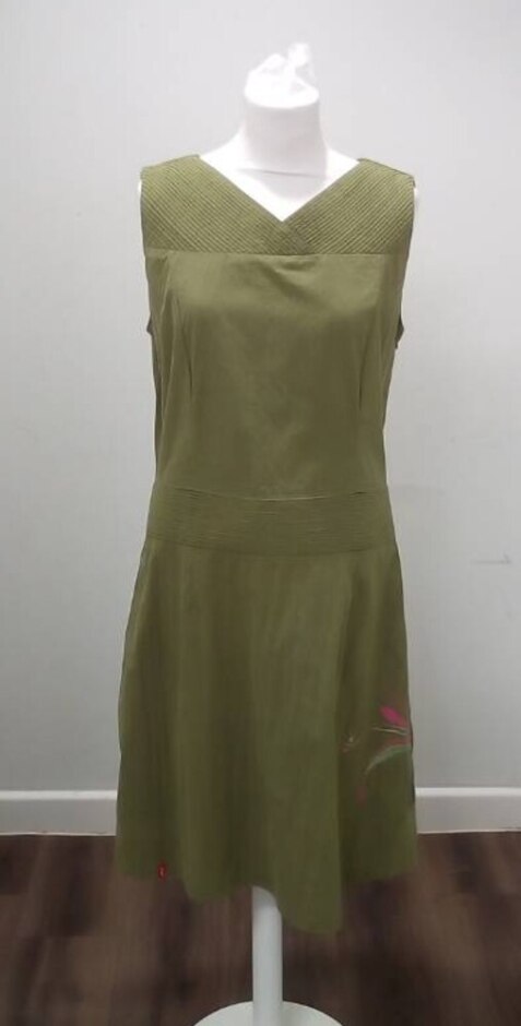 Skunkfunk Shift Dress Green Size: M