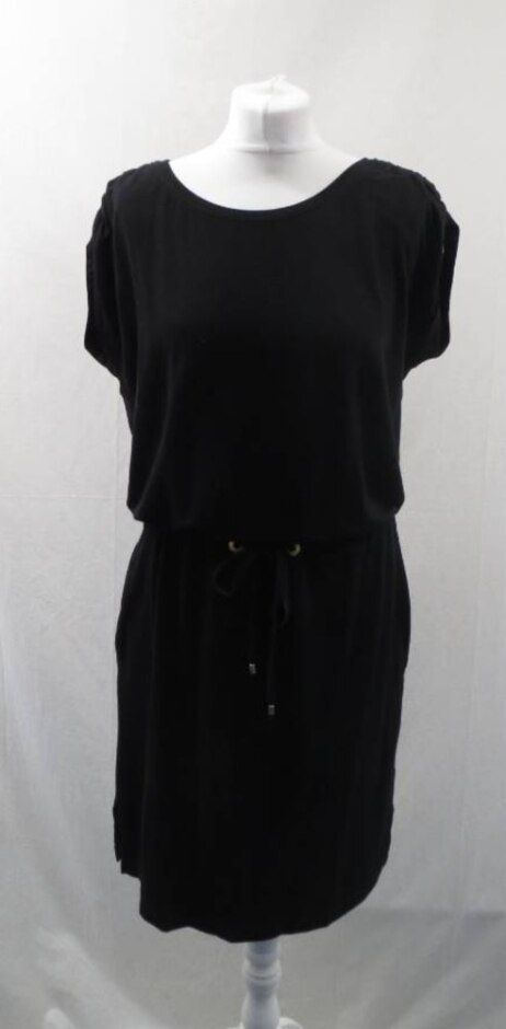 Barbour T-shirt Dress Black Size: 10