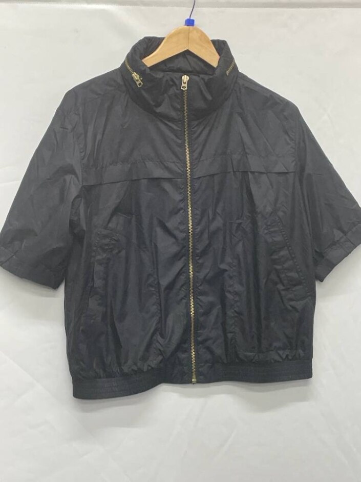 Polo Jeans Company Short Sleeve Windcheater Black Size: L