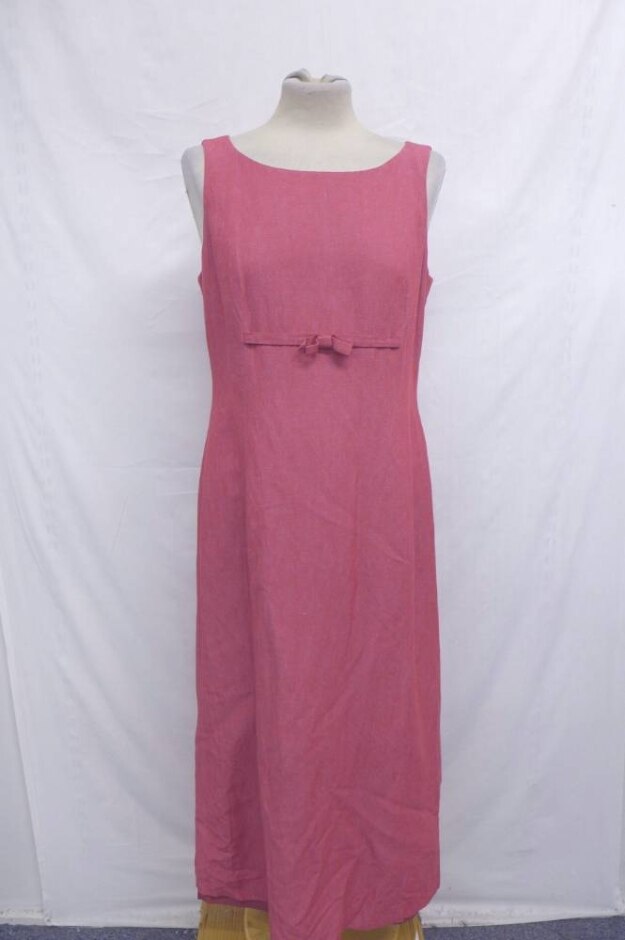 Laura Ashley Vintage Tunic Dress Rose Red Size: 12
