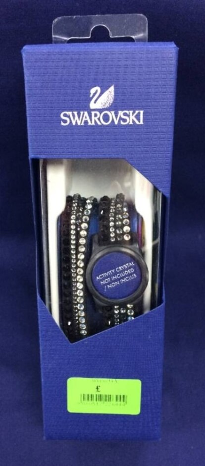 Swarovski Slake Crystal Leather Wrap Bracelet
