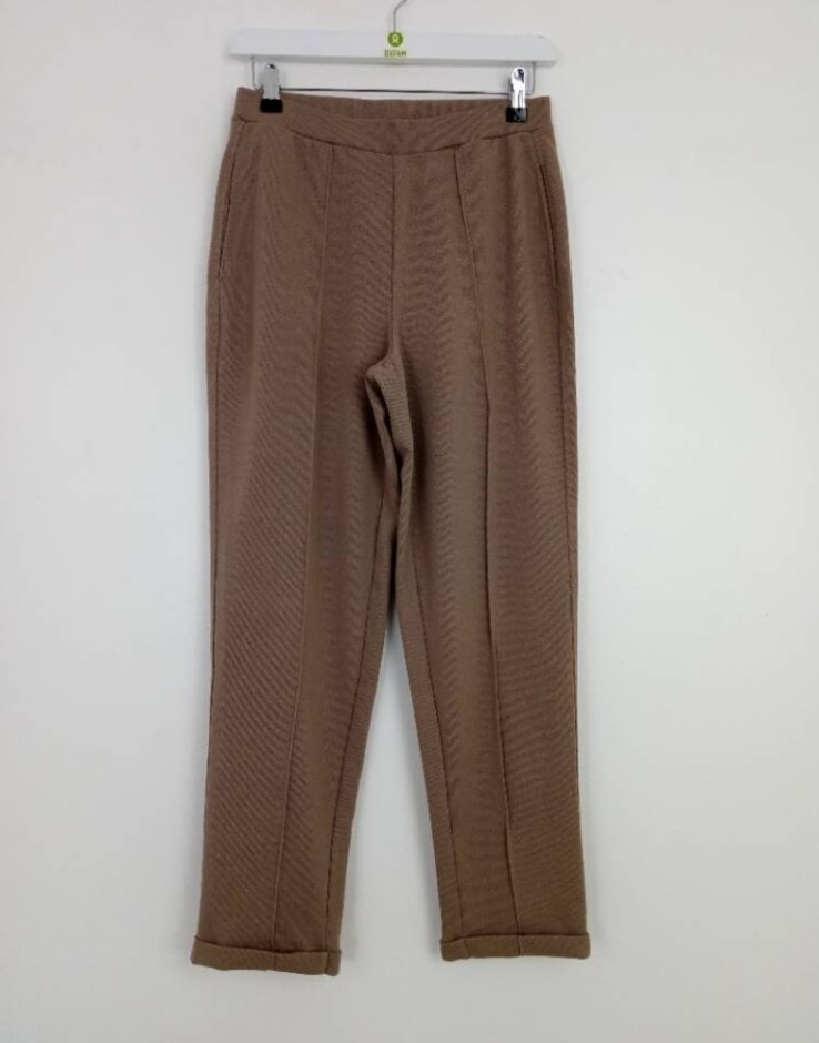 Mango Mng Trousers New Brown Size: S