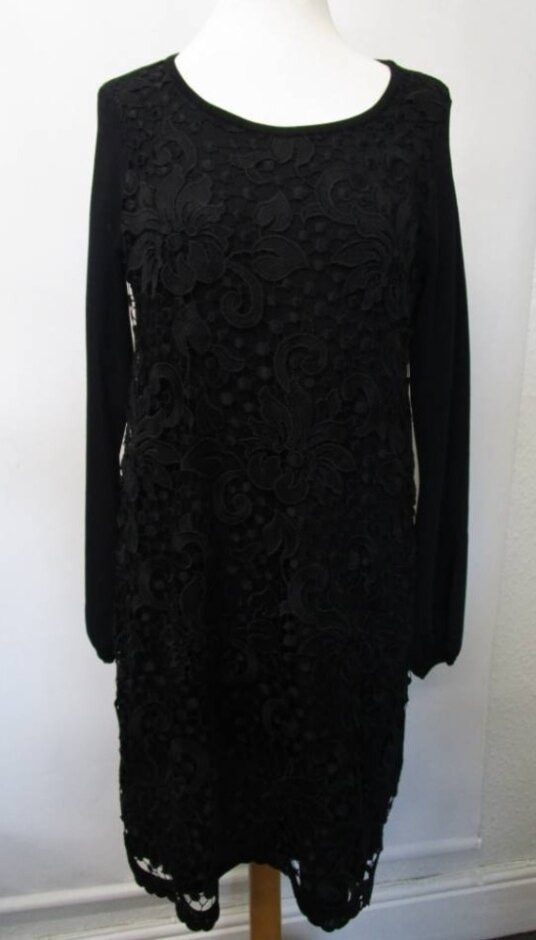 Coast Lace Dress Black Size: S