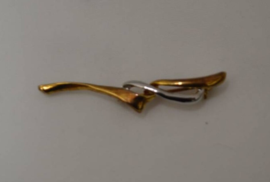 Gold Plated Brooch