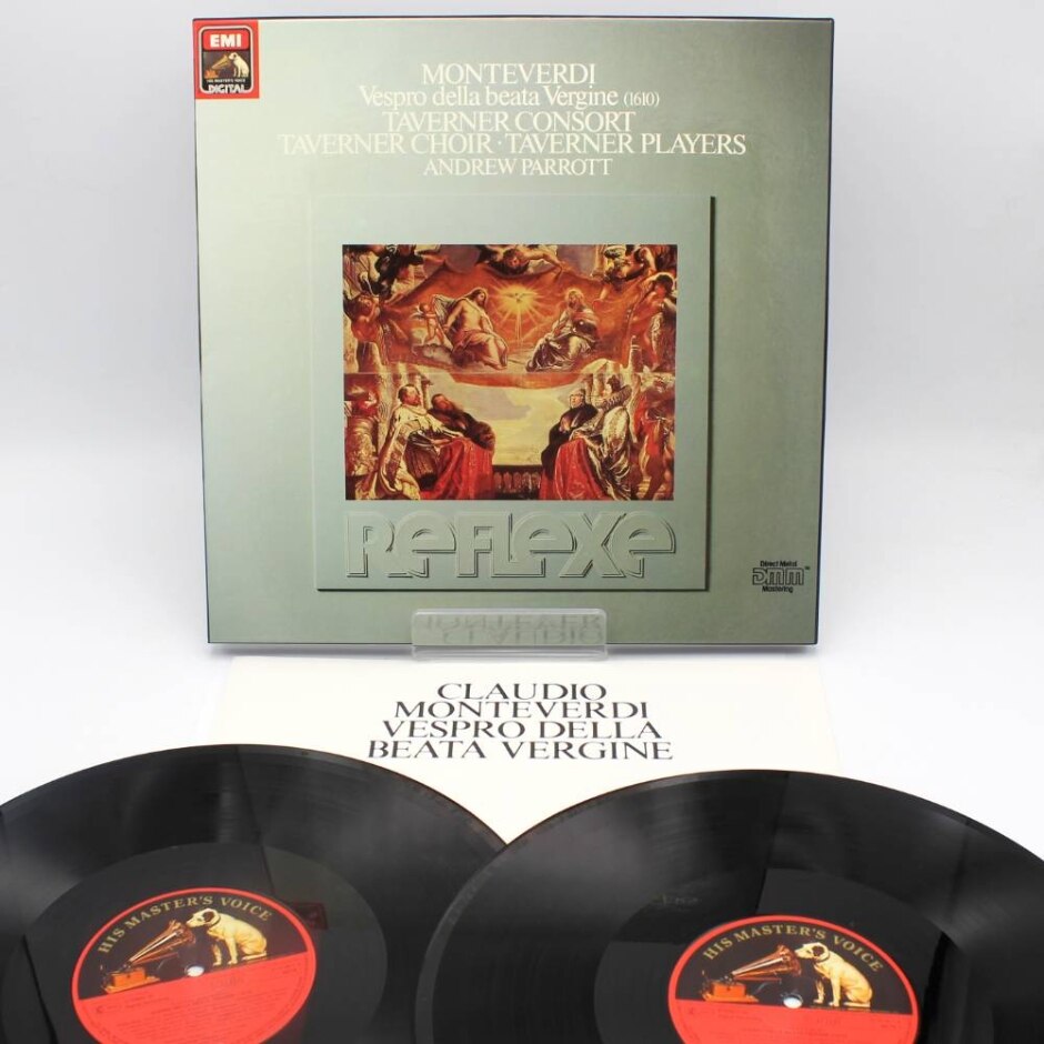 Monteverdi/ Parrott – Vespro Della Beata Vergine - 1984 2lp Box Set - Near Mint (oxford Vinyl)