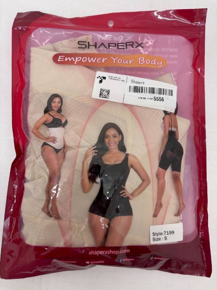 Shaperx  Shapewea  Bodysuit Beige Size: S