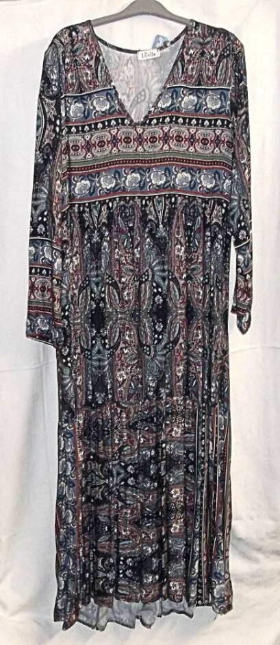 Luella Tiered Maxi Dress Multi-coloured Size: One Size