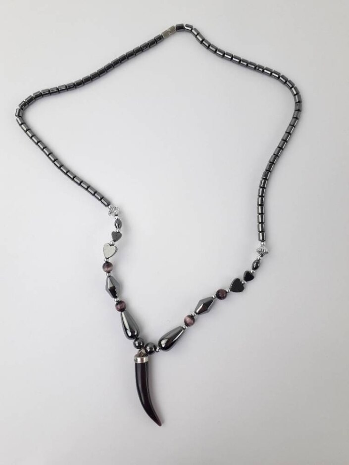 Costume Jewellery Necklace 55cm Steel Tone