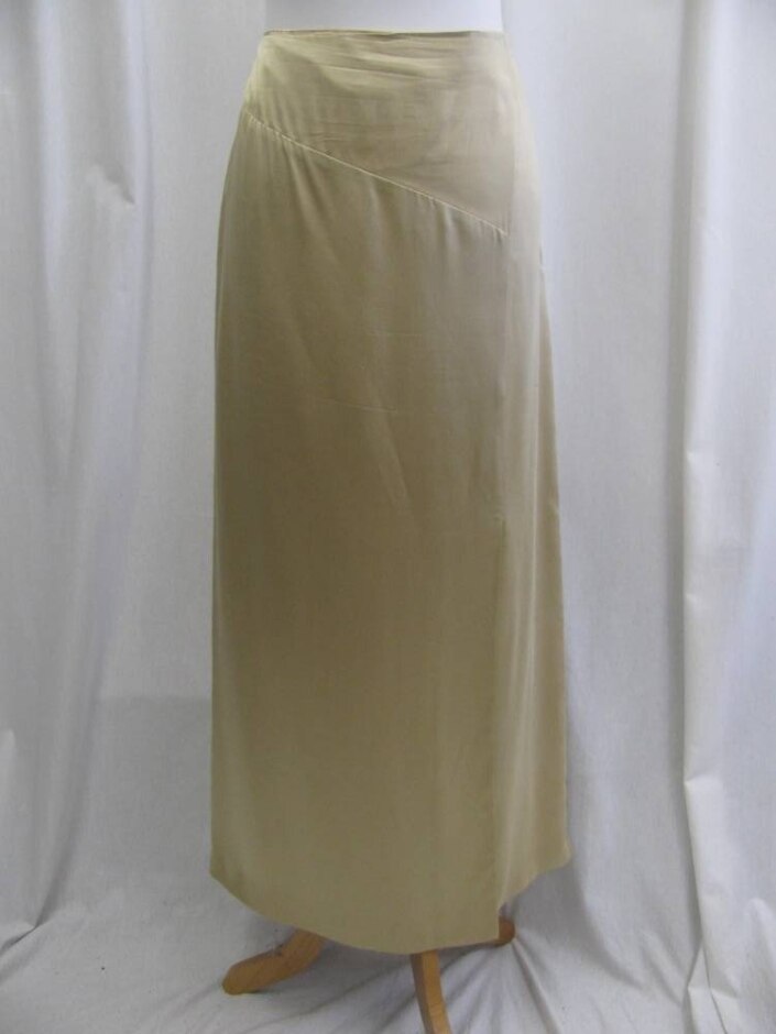 Jacques Vert Straight Fit Maxi Skirt Golden Size: 16