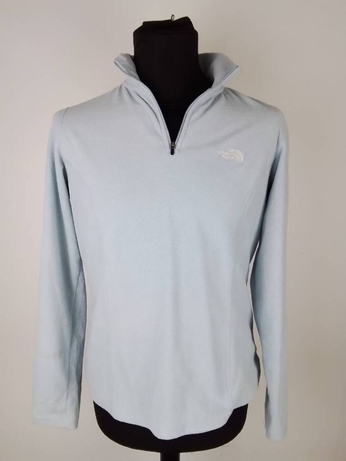 The North Face  Long Sleeve Polar Pullover Light Blue Size: L