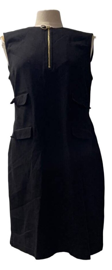 Tory Burch Stretch Sleeveless Dress Black Size: L