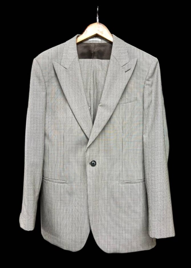Reiss Suit Jacket & Trousers Grey Size: L