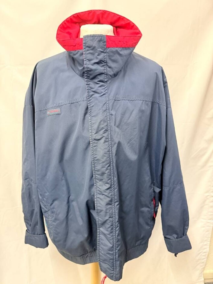Columbia Radial Sleeve Coat Dark Blue Size: Xl