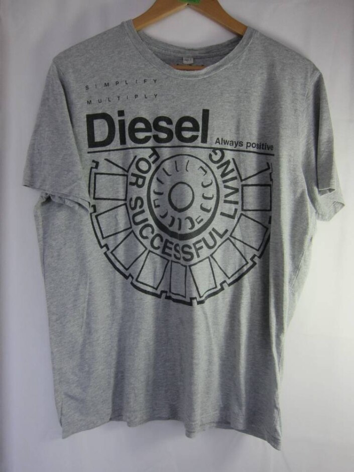 Diesel T-shirt Grey Size: L