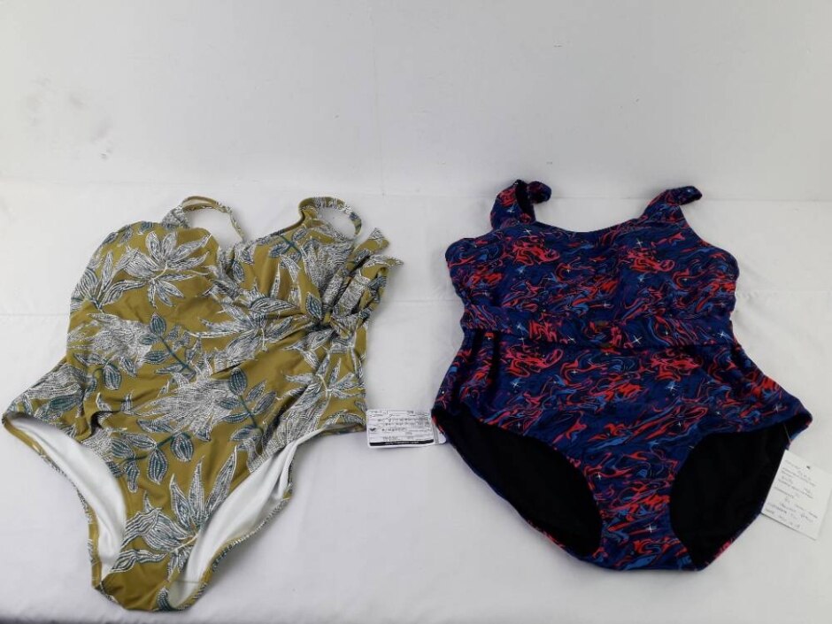 Tu Samples Women's Swimsuit Bundle X 2 Blue Green Size: 22