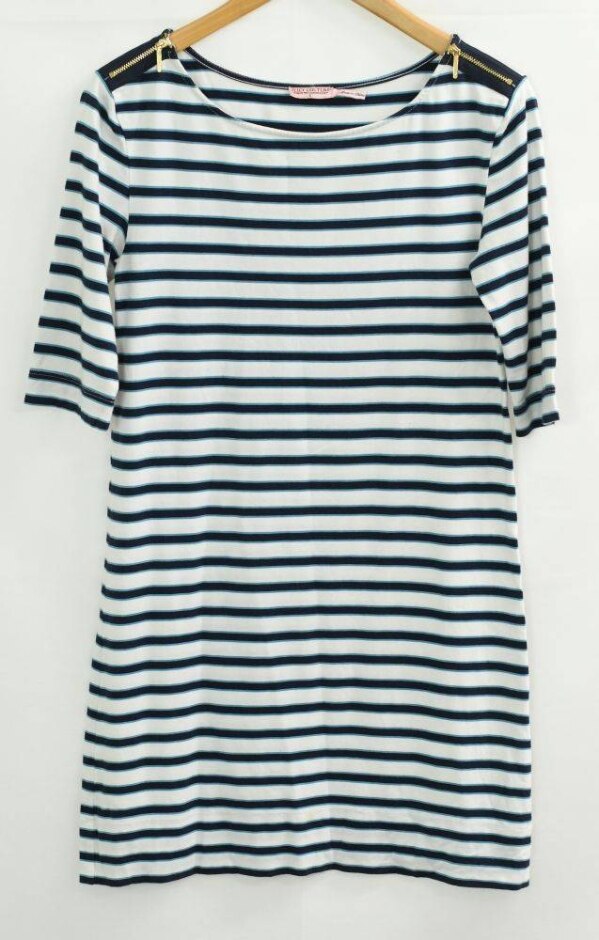 Juicy Couture Striped Dress  White / Black Size: S