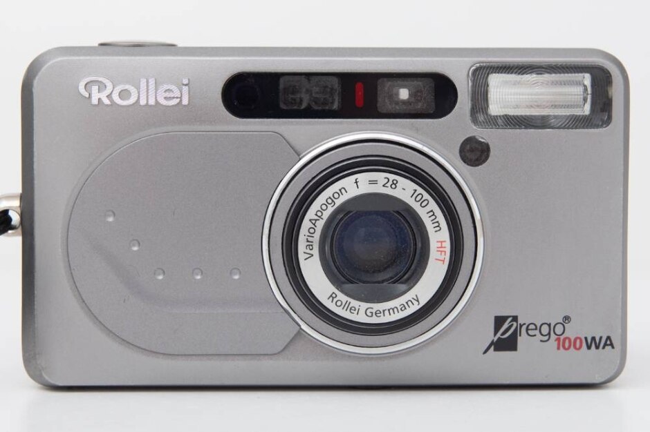 Rollei Prego 100wa 35mm Film Point And Shoot Camera With 28mm-100mm Vario Apogon Zoom Lens.